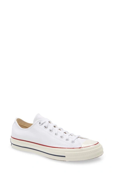 Shop Converse Chuck Taylor® All Star® 70 Low Top Sneaker In White/ Garnet/ Egret