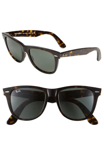 Ray Ban 50mm Classic Wayfarer Sunglasses In Tort Gradi
