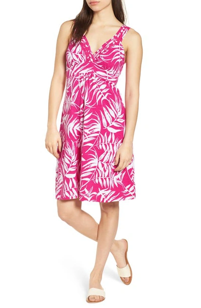 Shop Tommy Bahama Fronds With Benefits Dress In Bright Blush