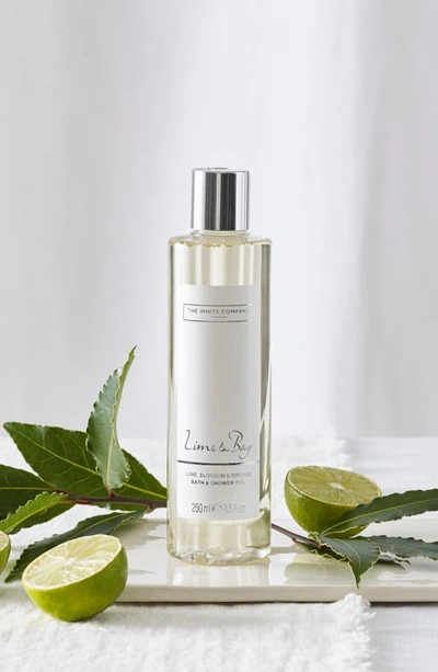 Shop The White Company Bath & Shower Gel In Lime/ Bay