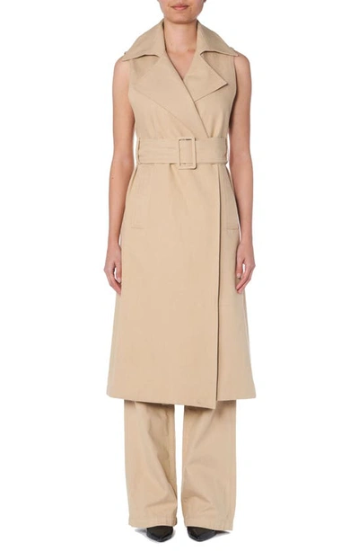 Shop Trave Chelsea Trench Vest In The Beach