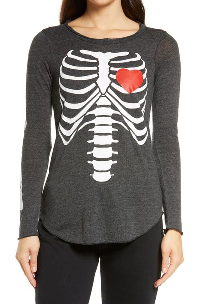 Shop Chaser Bones Skeleton Pullover In Black