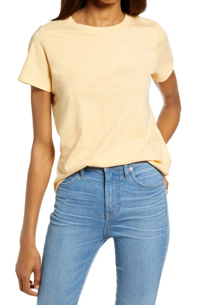 Shop Madewell Northside Vintage Tee In Faded Apricot