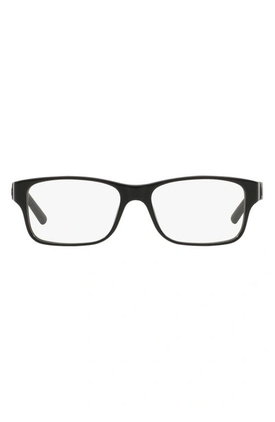 Shop Polo Ralph Lauren 54mm Optical Glasses In Shiny Black