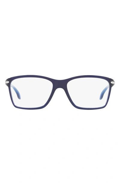 Shop Oakley Kids' Cartwheel™ 51mm Rectangle Optical Glasses In Blue