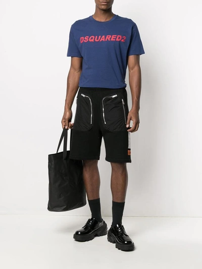 Shop Dsquared2 T-shirts And Polos Blue