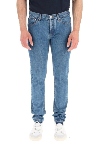 Shop A.p.c. Petit New Standard Jeans In Bleu