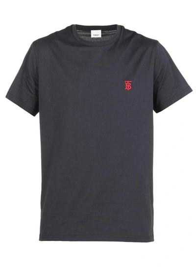 Shop Burberry T-shirts And Polos Blue