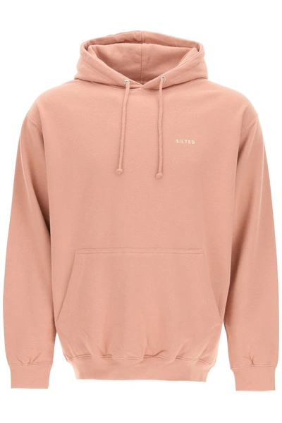 Shop The Silted Company Hoba Hoodie In Dusty Pink