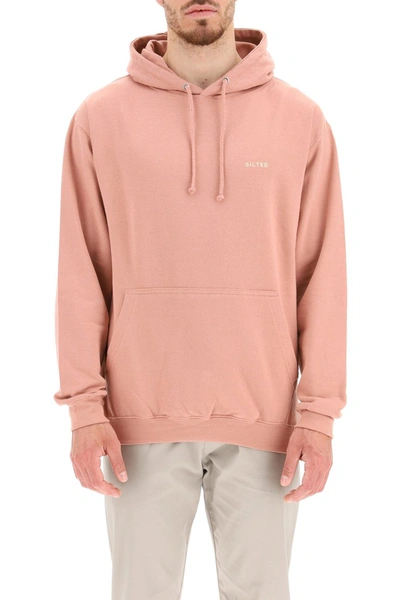 Shop The Silted Company Hoba Hoodie In Dusty Pink
