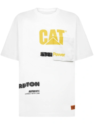 Shop Heron Preston T-shirts And Polos In White Yellow