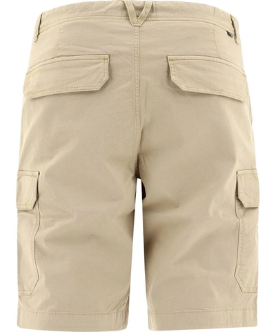 Shop Woolrich "cargo" Shorts In Beige