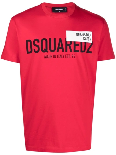 Shop Dsquared2 Logo-print T-shirt In Nero