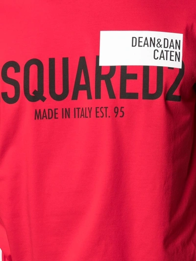 Shop Dsquared2 Logo-print T-shirt In Nero