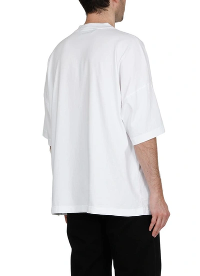 Shop Palm Angels T-shirts And Polos White