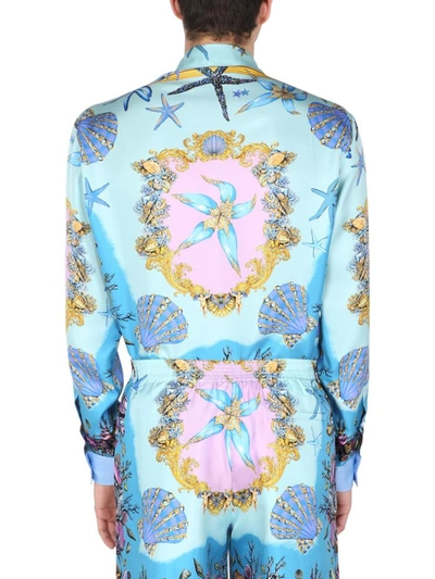 Shop Versace Printed Shirt In Multicolour