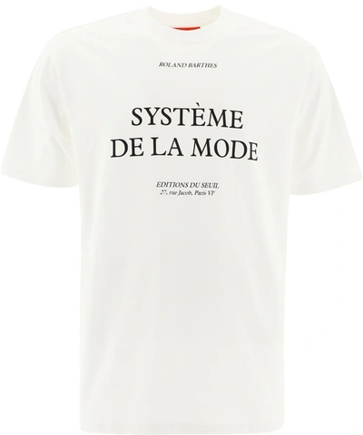 032c Système De La Mode-print T-shirt In White | ModeSens