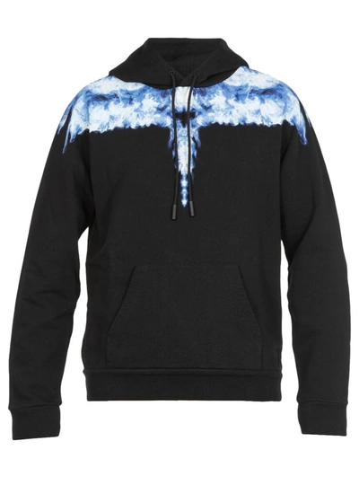 Shop Marcelo Burlon County Of Milan Marcelo Burlon Sweaters In Black Dusty Blue