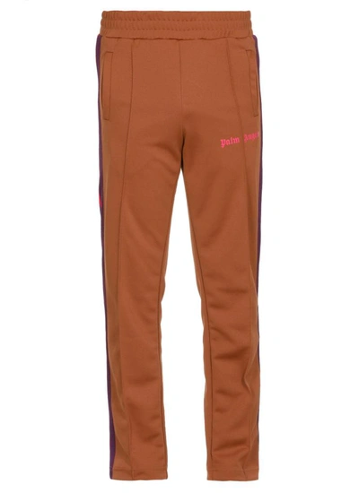 Shop Palm Angels Trousers Brown