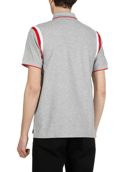 Shop Burberry T-shirts And Polos In Pale Grey Melange