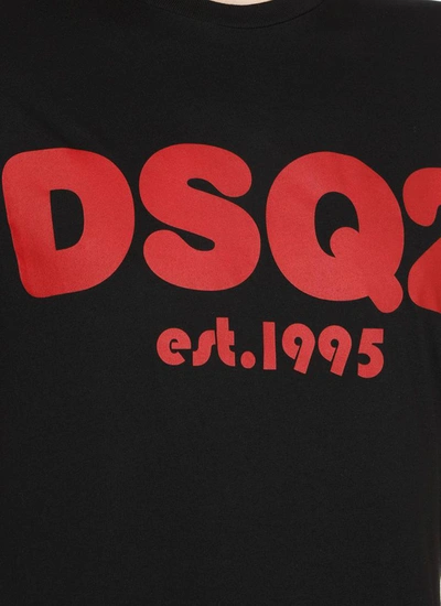 Shop Dsquared2 T-shirts And Polos Black