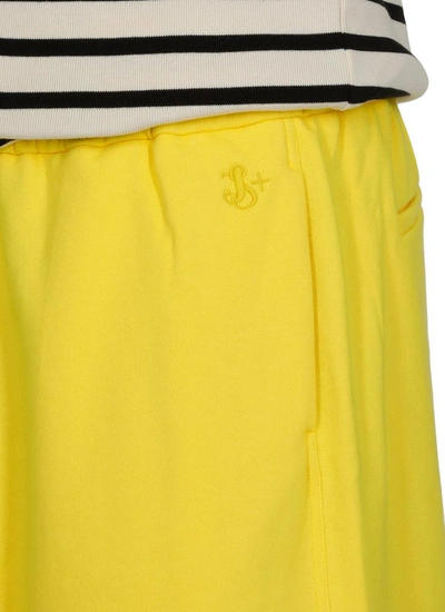 Shop Jil Sander Shorts In Bright Yellow