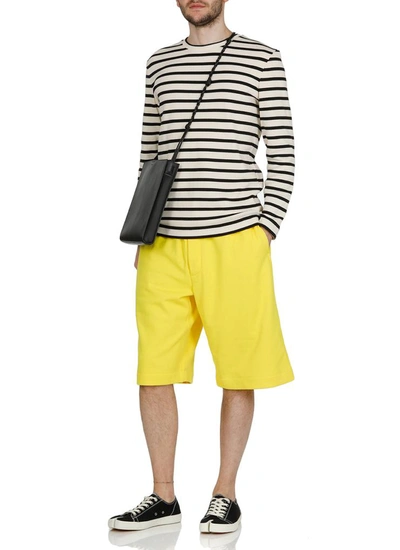 Shop Jil Sander Shorts In Bright Yellow
