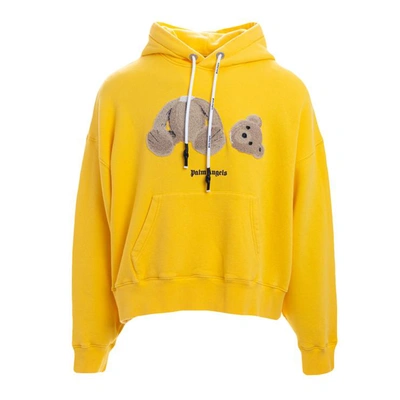 Shop Palm Angels Sweaters In Yellow - Black