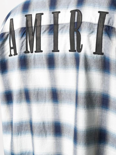 Shop Amiri Shirts Blue