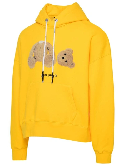Shop Palm Angels Yellow Bear Sweatshirt