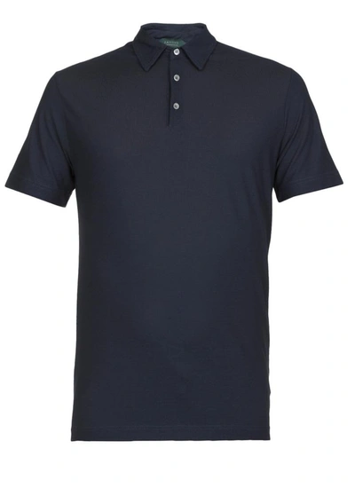 Shop Zanone T-shirts And Polos In Blue