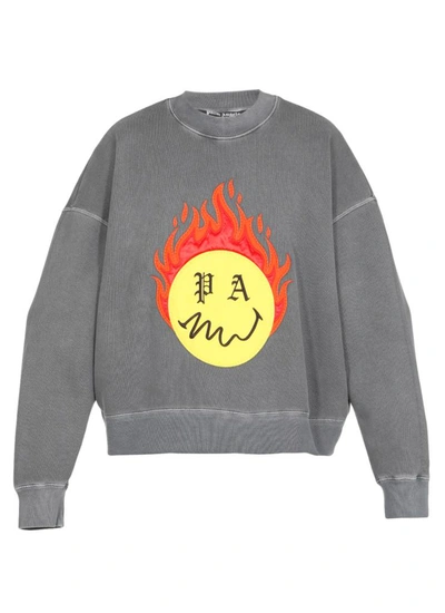 Shop Palm Angels Sweaters Grey