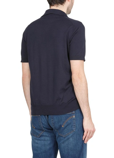 Shop Brunello Cucinelli T-shirts And Polos Blue