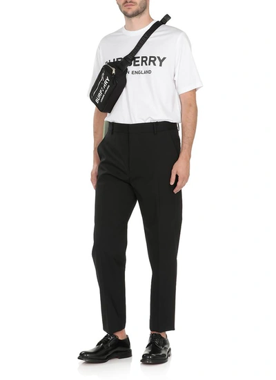 Shop Burberry T-shirts And Polos White