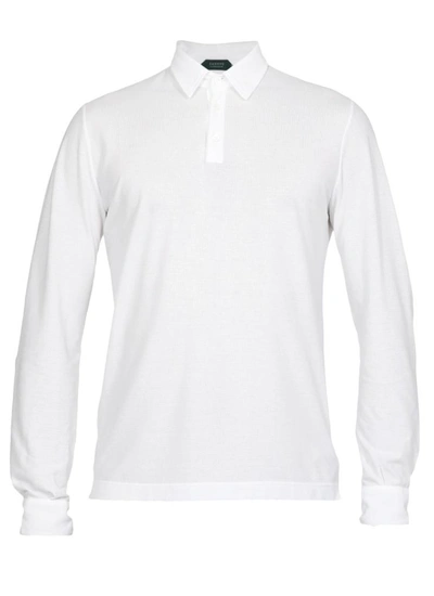 Shop Zanone T-shirts And Polos White