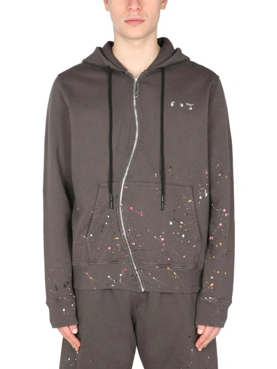 Shop Off-white Hoodie In Multicolour