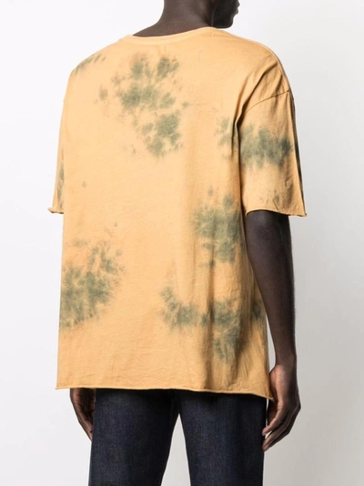 Alchemist Tie-dye Cotton T-shirt In Beige