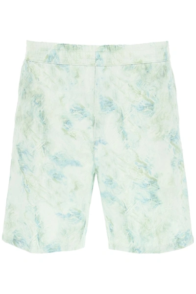 Shop Carhartt Marble Shorts In Marble Print Wave