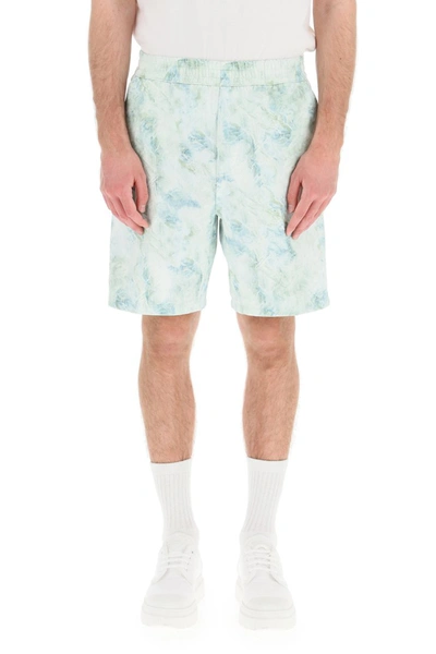 Shop Carhartt Marble Shorts In Marble Print Wave