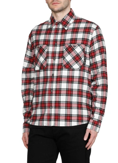 Shop Off-white Shirts Red