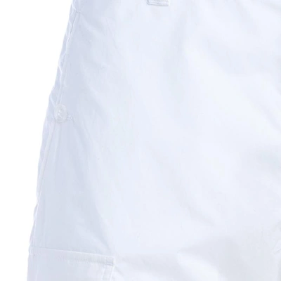 Shop Off-white Trousers In White - Black