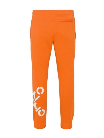 Shop Kenzo Orange Jogging Pants