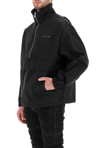 Shop Alyx 1017  9sm Windproof Track Jacket In Black