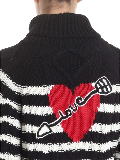 Shop Red Valentino Women's Black Wool Sweater