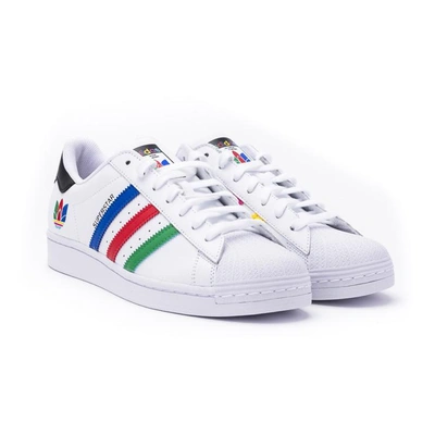 Shop Adidas Originals Adidas Sneakers In White - Green