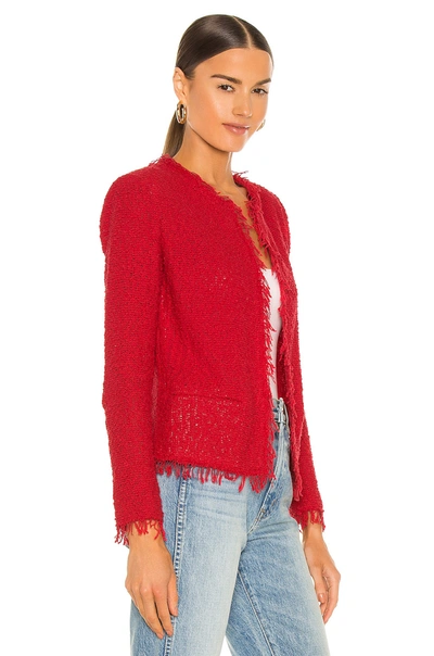 Shop Iro Shavani Jacket In Red