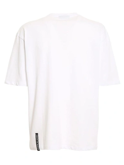 Shop Vision Of Super Men's White Cotton T-shirt
