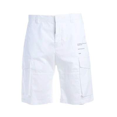 Shop Off-white Men's White Cotton Shorts