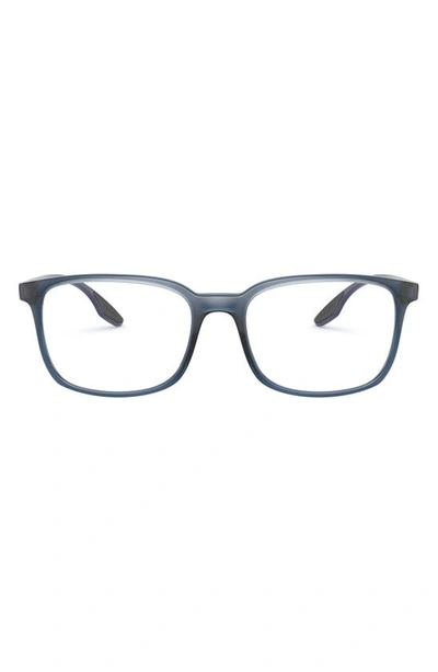 Shop Prada Pillow 55mm Optical Glasses In Blue