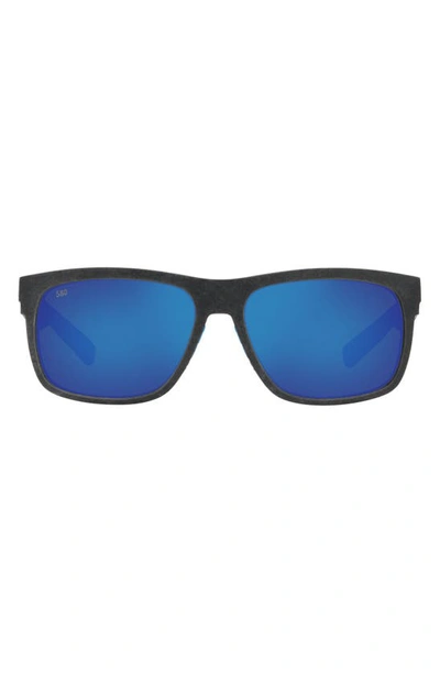 Shop Costa Del Mar 58mm Square Sunglasses In Blue